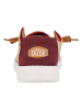 Hey Dude Slipper "Wendy Chambray Boho" in Hellbraun/ Beige