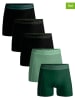 Muchachomalo 5er-Set: Boxershorts in Schwarz/ Grün