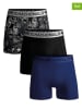 Muchachomalo 3er-Set: Boxershorts in Schwarz/ Dunkelblau