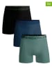 Muchachomalo 3er-Set: Boxershorts in Dunkelblau/ Schwarz/ Grün