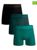 Muchachomalo 3er-Set: Boxershorts in Schwarz/ Grün