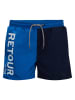 Retour Badeshorts "Renzo" in Blau/ Schwarz