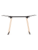 Vitapur Wasdroogrek "XXL" zwart/beige - (B)210 x (H)85 x (D)56,5 cm