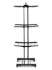 Vitapur Wäscheständer ''Duo'' in Schwarz - (B)134 x (H)170 x (T)65 cm