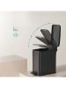 Vitapur Mülleimer ''SquareSingle'' in Schwarz - 10 l