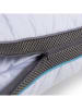 Vitapur Hoofdkussen "Premium" wit/grijs - (B)70 x (H)21 x (D)50 cm