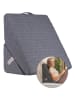 Vitapur Lesekissen ''Vitaspine'' in Grau - (B)54,5 x (H)55 x (T)33 cm