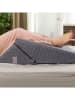 Vitapur Lesekissen ''Vitaspine'' in Grau - (B)54,5 x (H)55 x (T)33 cm