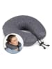 Vitapur Reisekissen ''Vitaspine'' in Grau - (B)29 x (H)9 x (T)28 cm