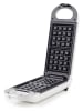 ROSMARINO Waffeleisen ''Infinity'' in Weiß - (B)13 x (H)10 x (T)32 cm