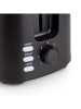 ROSMARINO Toaster ''Vitalia'' in Schwarz - (B)23 x (H)17,5 x (T)14 cm