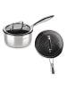 ROSMARINO 2tlg. Set: Stielkasserolle ''Hexapro'' in Silber - 1,2 l