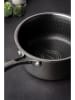 ROSMARINO 2tlg. Set: Stielkasserolle ''Hexapro'' in Silber - 1,2 l