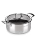 ROSMARINO 2tlg. Set: Kochtopf ''Hexapro'' in Silber - 3,7 l