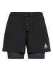 Odlo Laufshorts "Essentials" in Schwarz