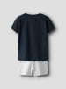 name it 2tlg. Outfit "Jaspen" in Dunkelblau/ Grau