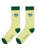 The New Chapter Socken "Vesper" in Grün/ Gelb