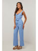 Le Monde du Lin Leinen-Jumpsuit in Hellblau
