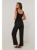 Le Monde du Lin Leinen-Jumpsuit in Schwarz