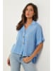 Le Monde du Lin Leinen-Bluse in Hellblau