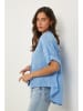 Le Monde du Lin Leinen-Bluse in Hellblau