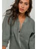 Le Monde du Lin Leinen-Blouson in Khaki