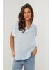 Le Monde du Lin Leinen-Shirt in Hellblau