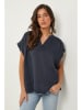 Le Monde du Lin Leinen-Shirt in Dunkelblau