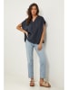 Le Monde du Lin Linnen shirt donkerblauw