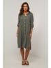 Le Monde du Lin Leinen-Kleid in Khaki