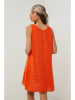 Le Monde du Lin Leinen-Kleid in Orange