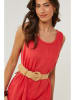 Le Monde du Lin Leinen-Kleid in Rot