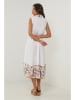 Le Monde du Lin Leinen-Kleid in Weiß