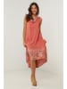 Le Monde du Lin Leinen-Kleid in Rot