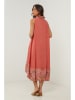 Le Monde du Lin Leinen-Kleid in Rot