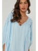 Le Monde du Lin Kleid in Hellblau