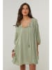 Le Monde du Lin Kleid in Salbei