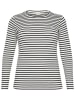 Kaffe Longsleeve in Weiß/ Schwarz