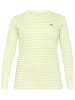 Kaffe Longsleeve in Weiß/ Hellgrün