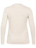 Kaffe Longsleeve in Weiß/ Rosa