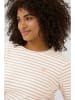 Kaffe Longsleeve in Weiß/ Rosa