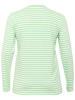 Kaffe Longsleeve in Weiß/ Hellgrün