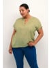 KAFFE curve Bluse in Grün