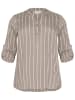Kaffe Bluse in Grau/ Creme