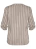 Kaffe Bluse in Grau/ Creme