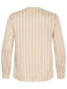 Kaffe Bluse in Beige/ Weiß