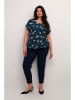 Kaffe Bluse in Dunkelblau