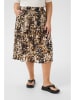 Kaffe Rock in Beige/ Dunkelbraun