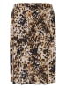 Kaffe Rock in Beige/ Dunkelbraun