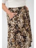 Kaffe Rock in Beige/ Dunkelbraun